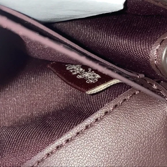 COACH HANDBAG ANNA LETTER FOLDOVER CROSSBODY CLUTCH BAG - Picture 12 of 14